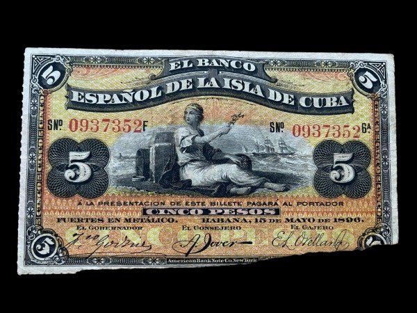 Producto - Cuba (1896) 5 Pesos