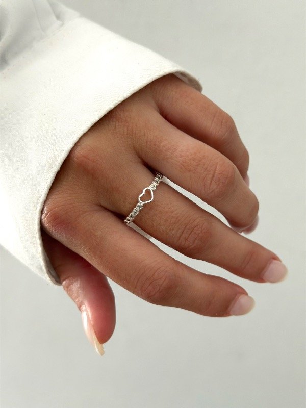 Producto - Anillo cubic corazon
