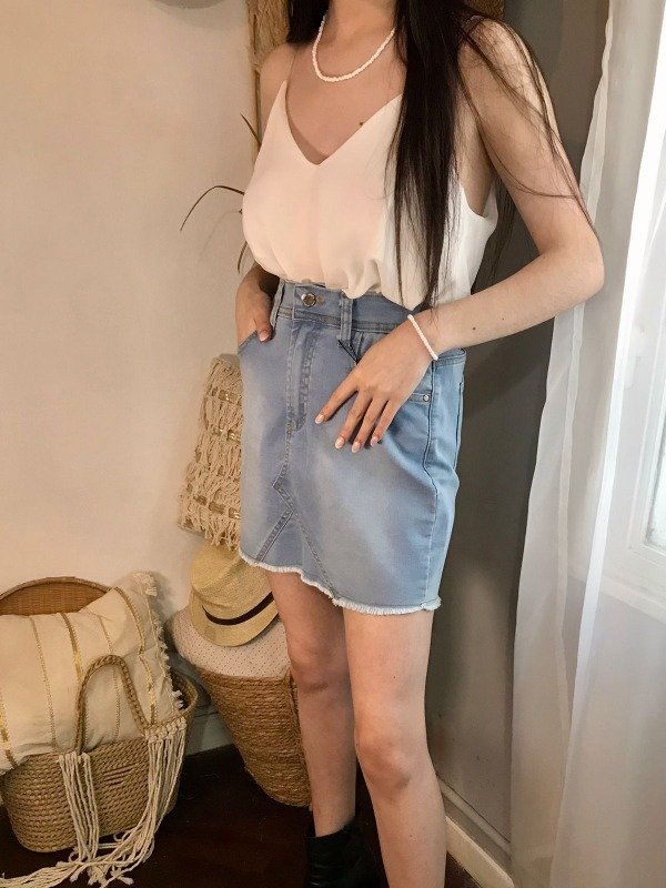 Producto - Pollera de jean TUCCI