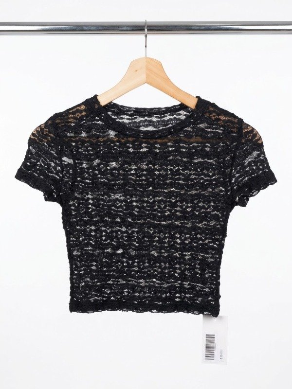 Producto - Remera manga corta encaje