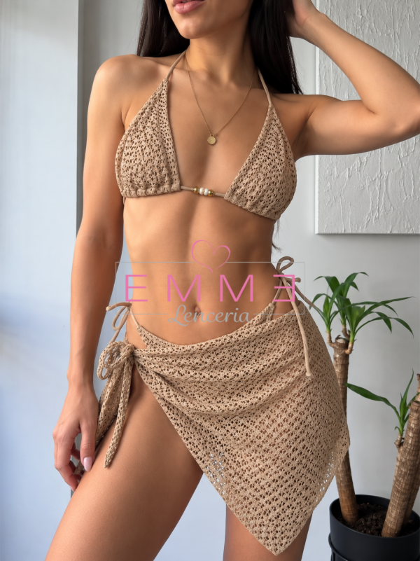 Producto - SET 3 PIEZAS - BAHIA - Bikini y Pareo