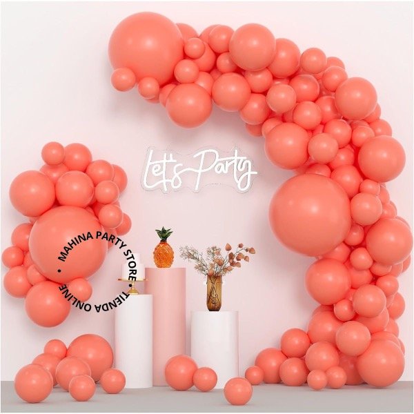 Producto - Globos de látex salmón x 25
