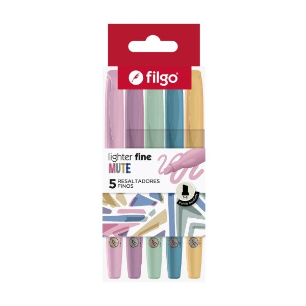 Producto - Resaltador Filgo mute x5