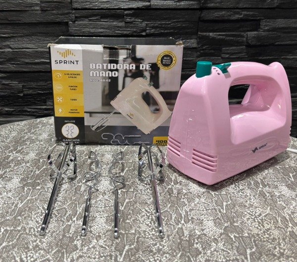 Producto - BATIDORA DE MANO ROSA