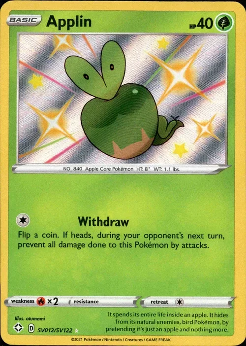 Producto - Applin - SV012/SV122 - Shining Fates - Holo