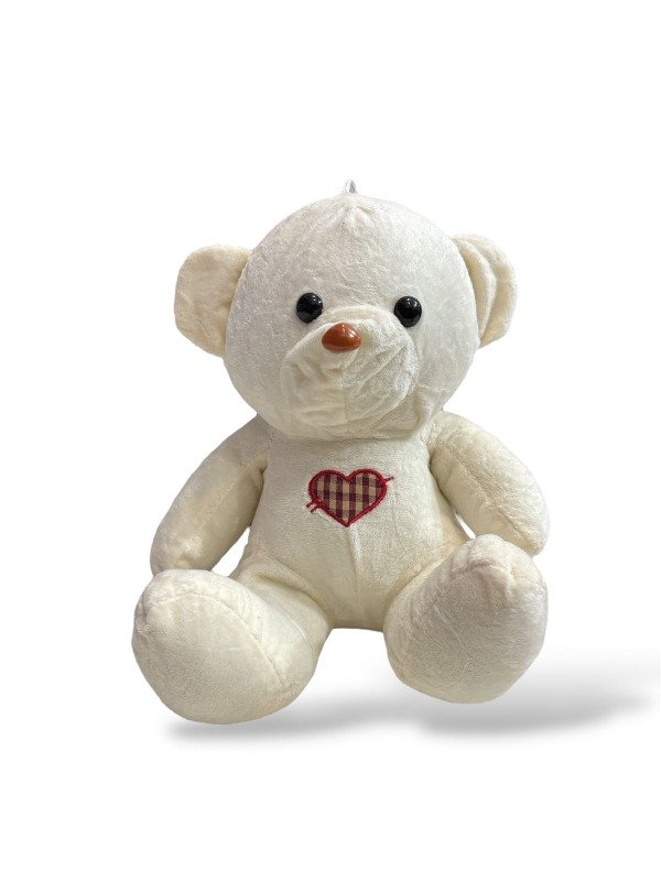Producto - Peluche Oso blanco con corazon