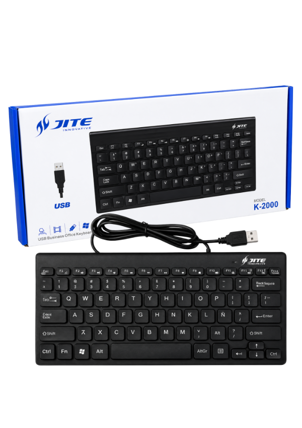 Producto - TECLADO CON CABLE JITE K-2000 #8878902520009