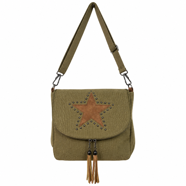Producto - Bandolera estrella lona Visón