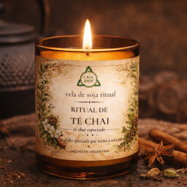 Producto - Vela de soja ritual - Abedul