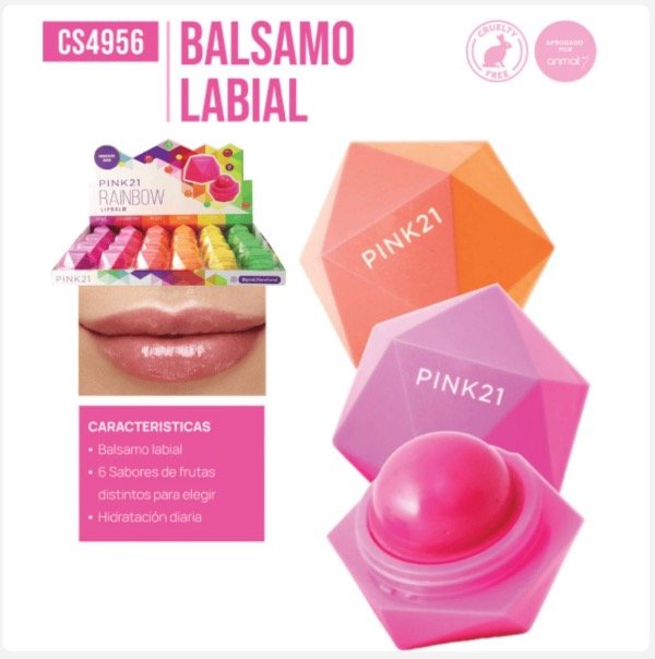 Producto - Pink 21 bálsamo labial.