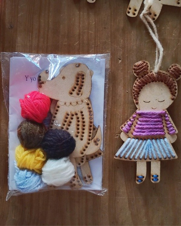 Producto - Set maderitas para bordar