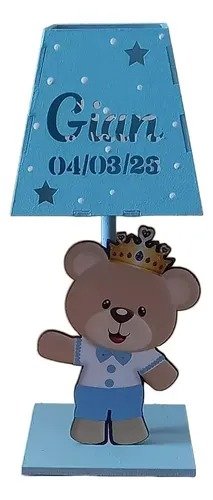 Producto - Souvenirs Decorado Ositos Mdf 20u+2 Centrales+luz Led - 6
