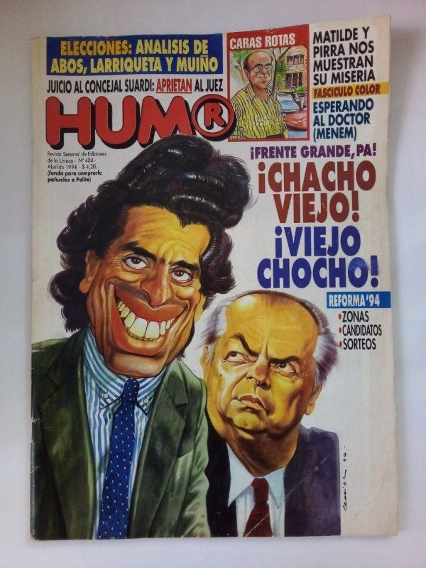 Producto - Humor #404 - Abril 1994 - Chacho viejo - De la Urraca