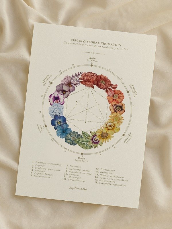 Producto - Círculo floral cromático