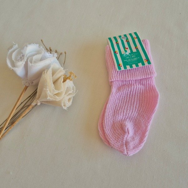 Producto - Medias con puño rosa
