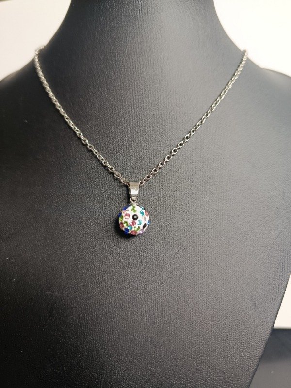 Producto - Cadena de acero quirúrgico bolitas de piedras