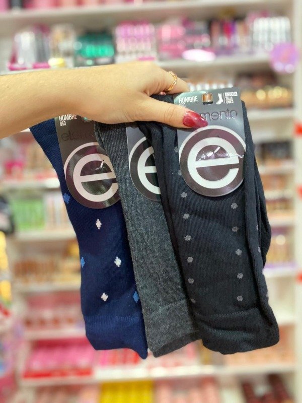 Producto - MEDIAS ELEMENTO 1/2 CAÑA HOMBRE COD 9506