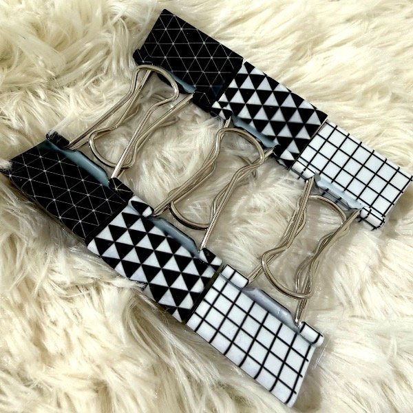 Producto - Clips para hojas manito mariposa x6 retro originales