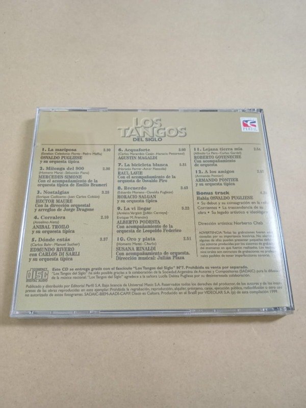 Producto - Los tangos del siglo #7 - Osvaldo Pugliese - Perfil 1999 - 1