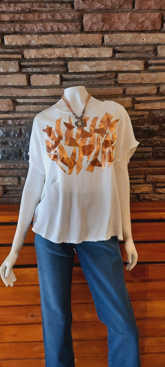 Producto - Blusa manga japonesa con estampa - 1