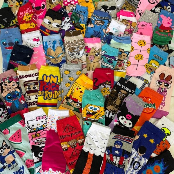 Producto - 30 PARES - 10 SOQUETES NIÑOS/ 10 SOQUETES ADULTOS / 10 MEDIA CAÑA - COMBO 4