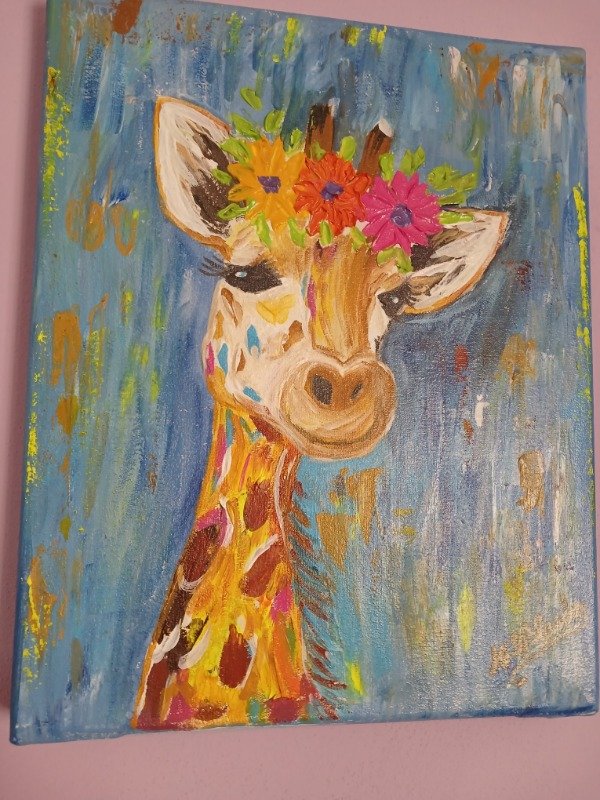 Producto - Cuadro Decorativo - Jirafa Presumida - 3