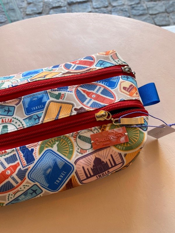 Producto - Cartuchera doble cierre viajes