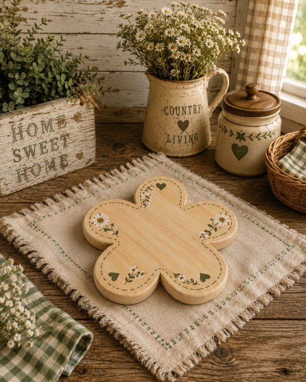 Producto - FLOR POSA TAZAS O POSAVASOS x5 unidades - 3