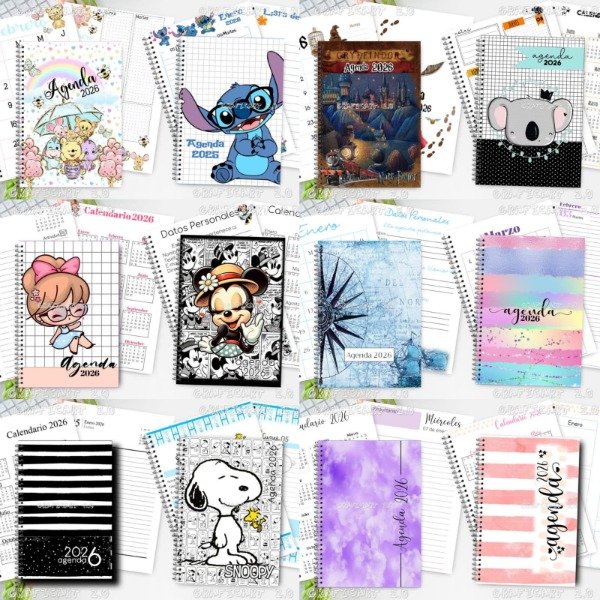 Producto - Kit N 9 Agendas 2026