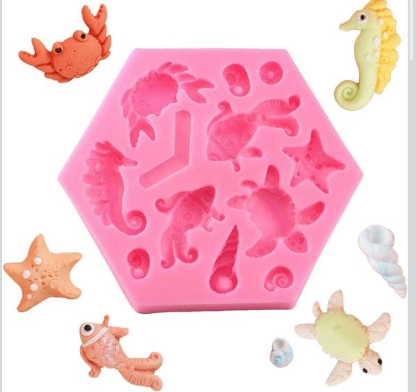 Producto - MOLDE SILICONA FIGURAS DE MAR mod3
