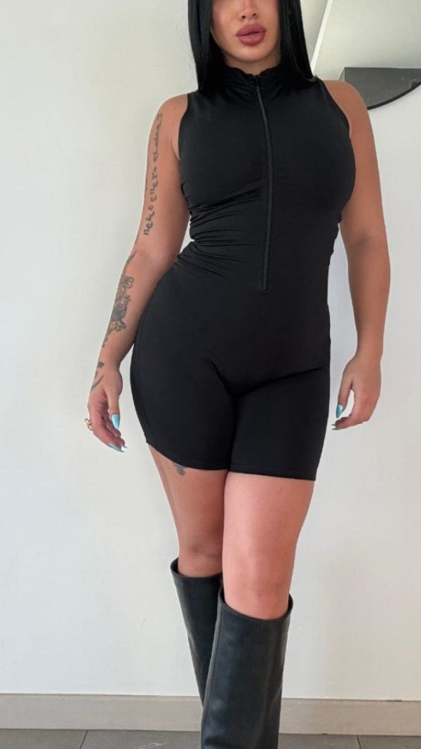 Catsuit lovely zip biker