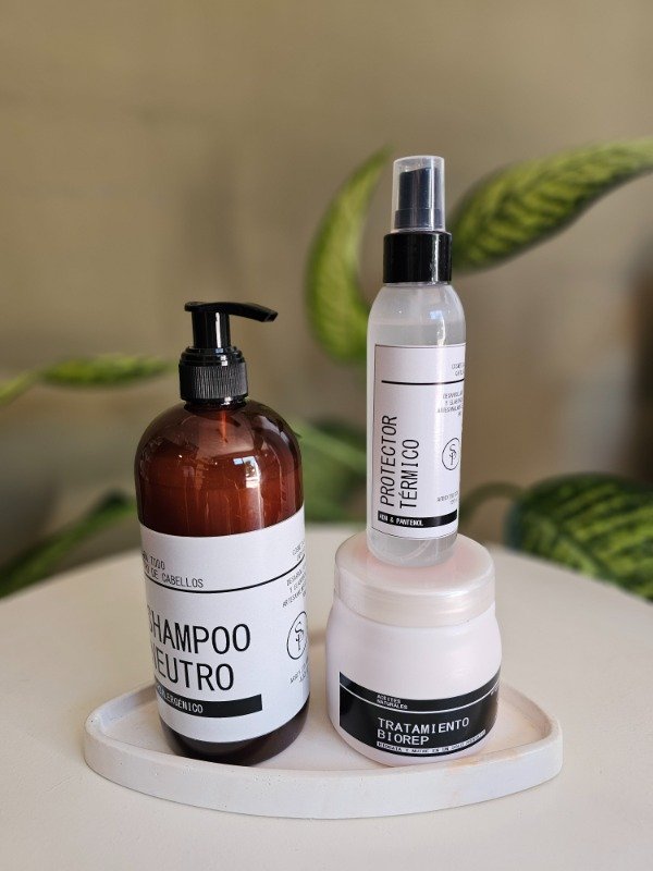 Producto - Shampoo Neutro + Biorep + Protector Térmico - 0