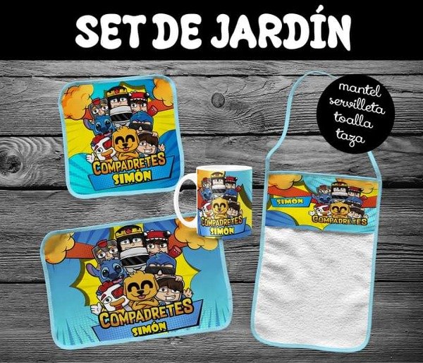 Producto - SETS DE JARDÍN - COMPADRETES - MIKE Y SUS COMPAS