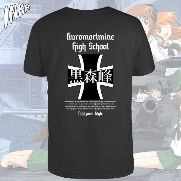 Producto - Remera - Kuromorimine High School (Girls und Panzer)