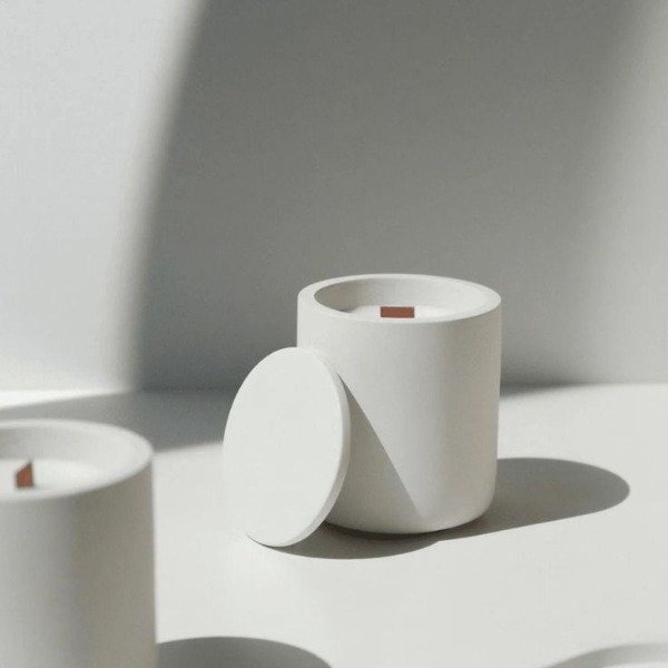 Producto - Molde contenedor alto liso con tapa