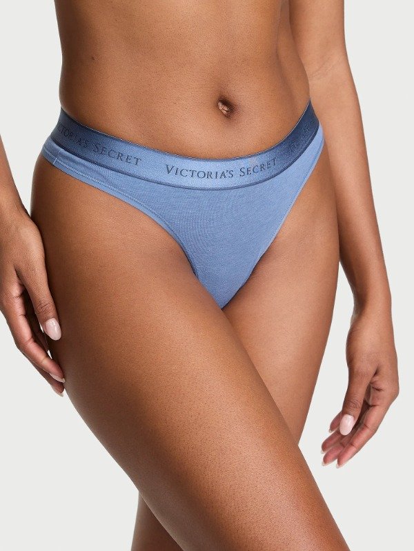 Producto - Talle S - Logo Cotton Thong Panty 65169
