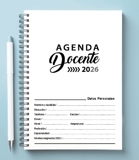 Producto - TACO O REPUESTO DE AGENDA DOCENTE -7 CURSOS