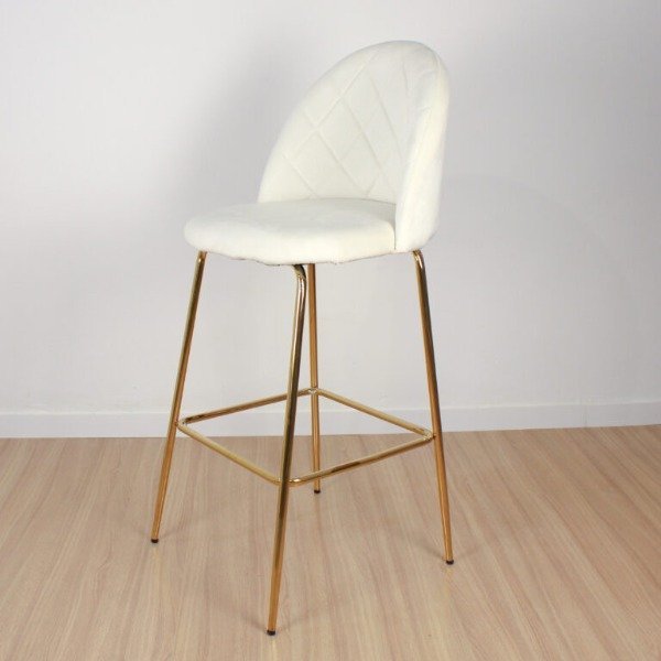 Producto - BANQUETA PRINCE PATA DORADA NATURAL - 0
