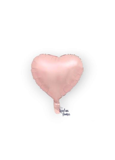Producto - Globo Corazón Rosa Pastel Satinado 18"