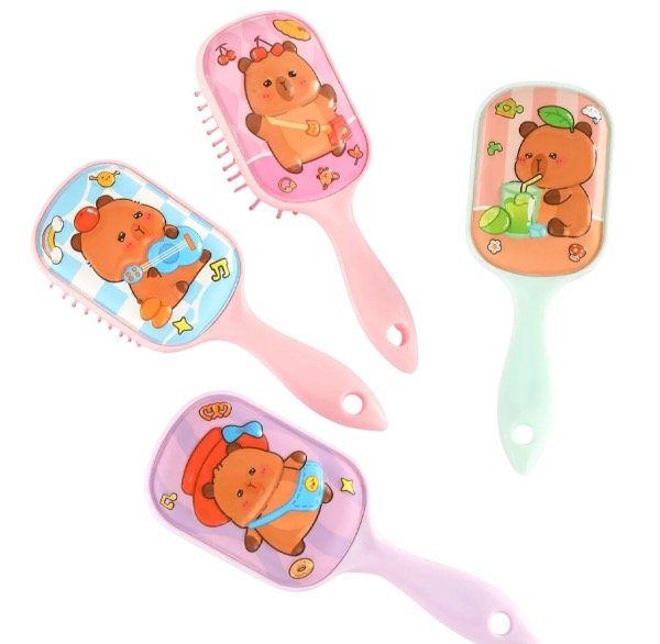 Producto - Cepillo de pelo Capibara frente de goma