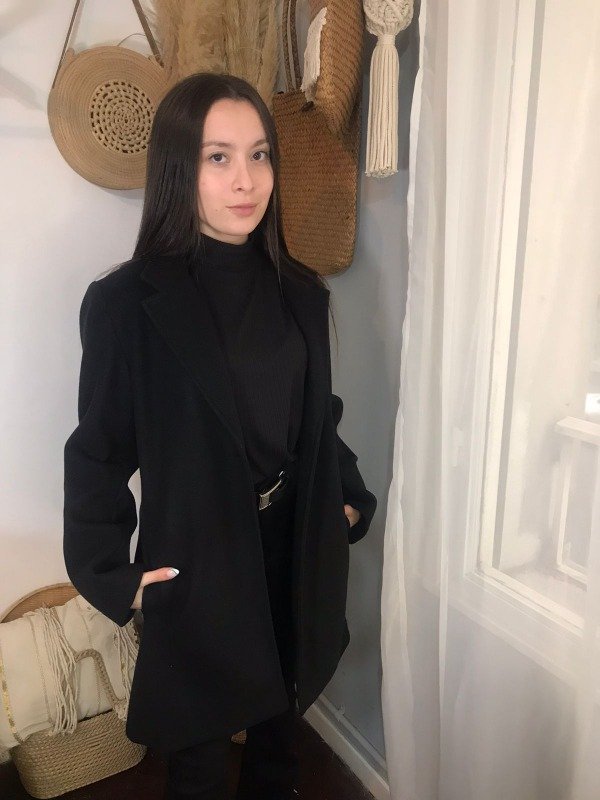 Producto - Saco Paño Altania Negro
