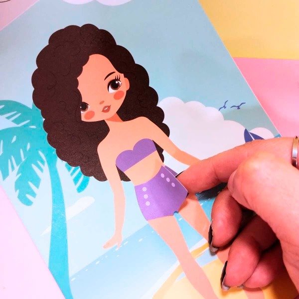 Producto - Libro de stickers reutilizables Girls - C1