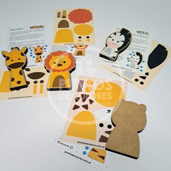 Producto - PEGATINAS - ANIMALES DE LA SELVA - 1