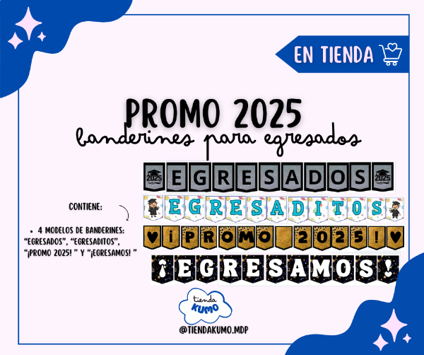 Producto - SET BANDERINES EGRESADOS- PDF