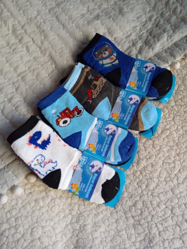 Producto - PACK X3 MEDIAS ATOALLADAS NIÑOS