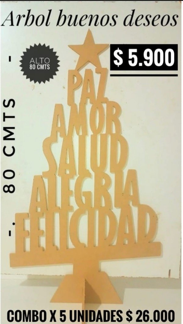 Producto - Árbol buenos deseos