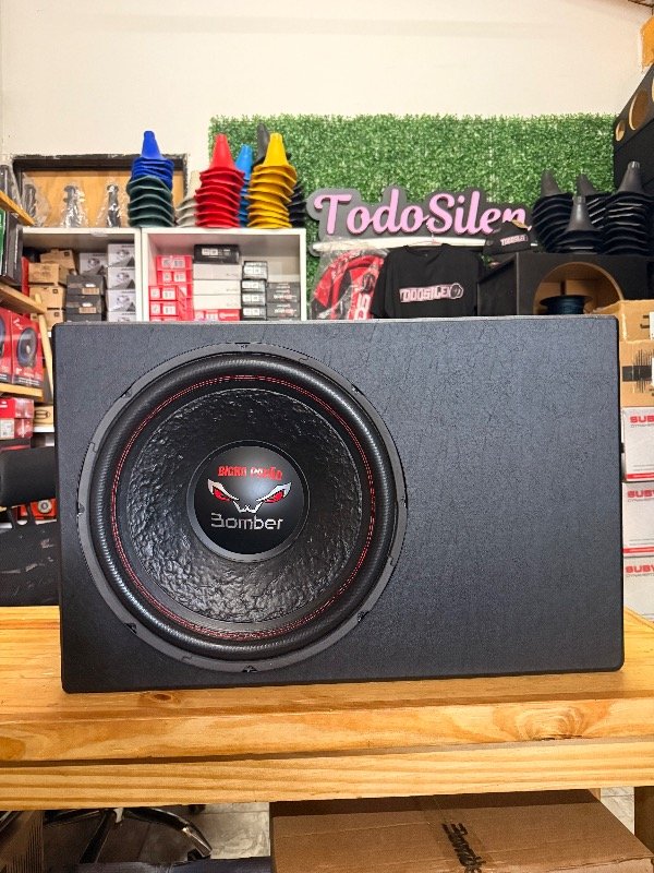 Producto - SUBWOOFER BICHO PAPAO 15" 600RMS DOBLE BOBINA CON CAJON MDF SLOT