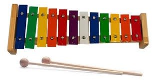 Producto - LATIN CUSTOM Metalofón 12 notas color