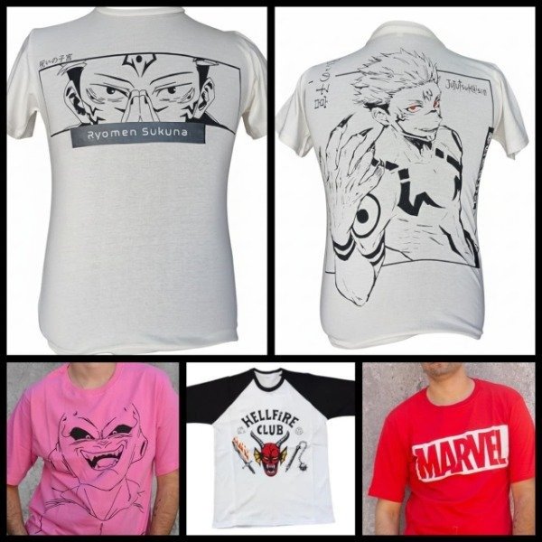 Producto - Remera de algodón Series y Anime - Ingrese para elegir