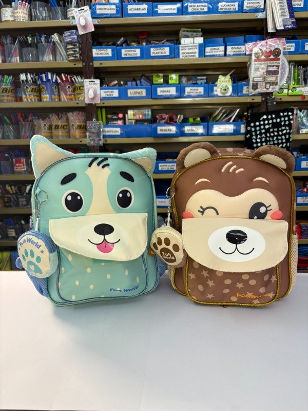 Producto - Mochila 12" Animalitos - "Fun World"